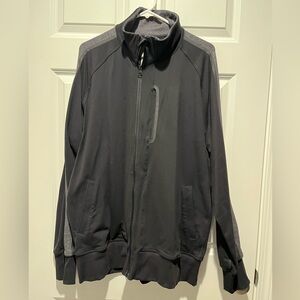 Lululemon Men's Full Zip Track Jacket Size XL Black - Luon - Excellent Condition
